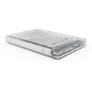 Simplecom SE101 Compact Tool - Free 2.5'' SATA to USB 3.0 HDD/SSD Enclosure Transparent Clear - RnR Galore