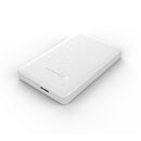 Simplecom SE101 Compact Tool - Free 2.5'' SATA to USB 3.0 HDD/SSD Enclosure White - RnR Galore