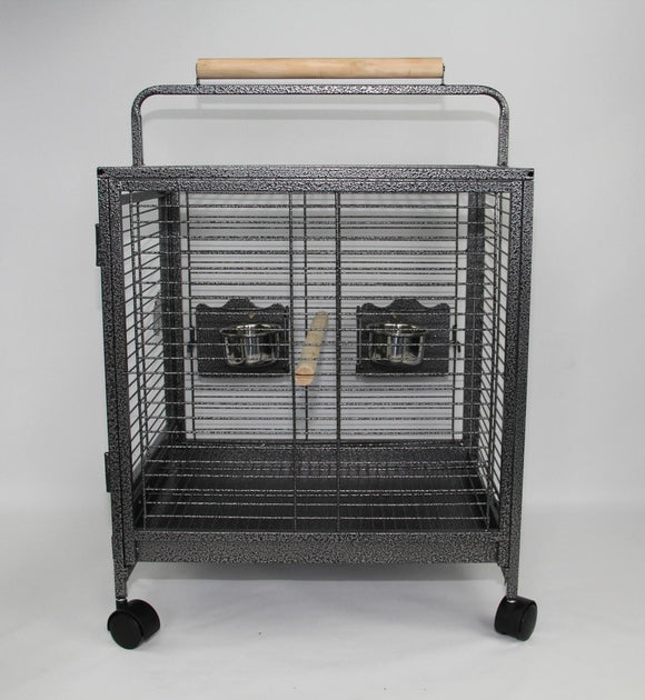 Small Bird Transport Budgie Cage Parrot Aviary Carrier With Wheel - RnR Galore