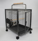 Small Bird Transport Budgie Cage Parrot Aviary Carrier With Wheel - RnR Galore