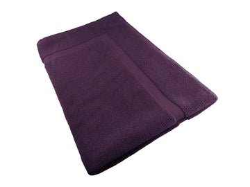 softouch ultra light quick dry premium cotton bath mat 900gsm burgundy - RnR Galore