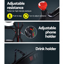 Spin Exercise Bike Flywheel Fitness Commercial Home Workout Gym Machine Bonus Phone Holder Black - RnR Galore