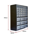 Storage Cabinet Drawers 39 Plastic Tool Box Containers Organiser Cupboard - RnR Galore