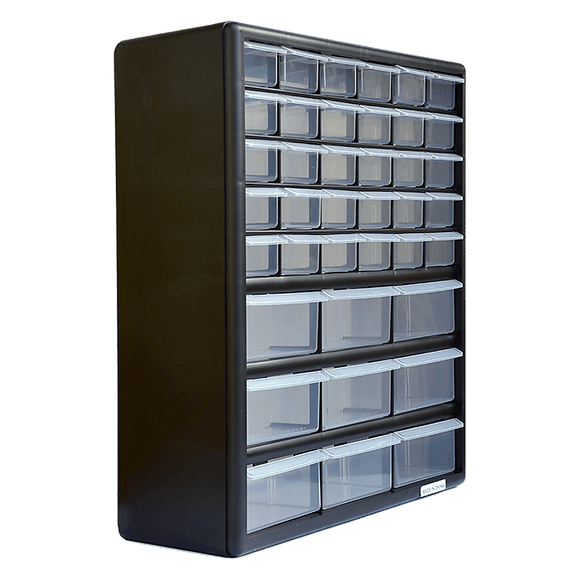 Storage Cabinet Drawers 39 Plastic Tool Box Containers Organiser Cupboard - RnR Galore