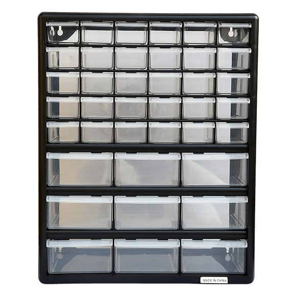 Storage Cabinet Drawers 39 Plastic Tool Box Containers Organiser Cupboard - RnR Galore