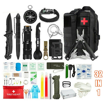 Tactical Emergency Survival Kit Outdoor Sports Hiking Camping SOS Tool Equipment - RnR Galore