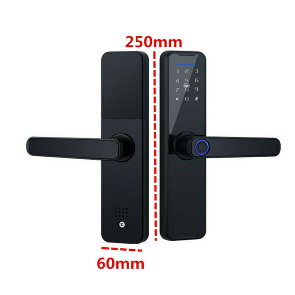 Tuya Home WIFI Smart Door Lock Biometric Fingerprint Smart Card Password Key USB - RnR Galore