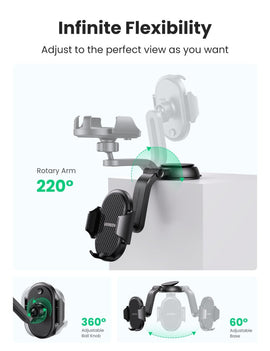UGREEN 20473 Waterfall - Shaped Suction Cup Phone Mount - RnR Galore