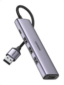UGREEN 20805 USB 3.0 4 - Port Hub with USB - C Power Port - RnR Galore