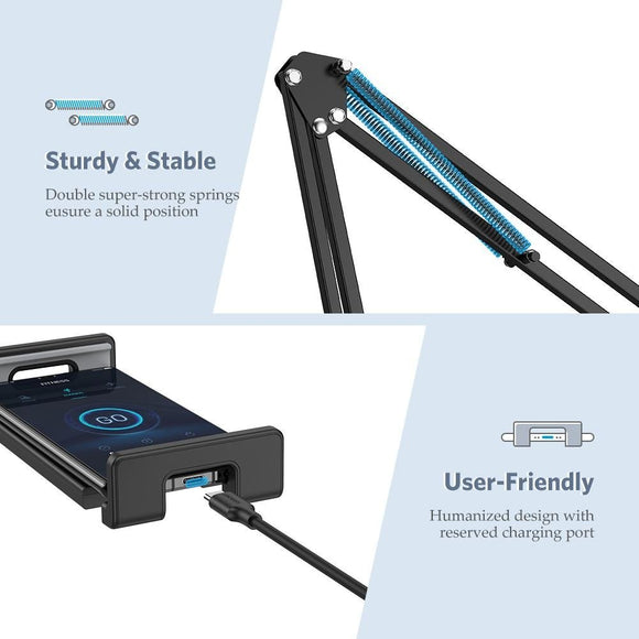 UGREEN 50394 Universal Holder with Folding Long Arm Black - RnR Galore