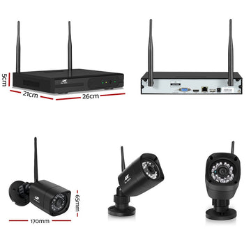 UL - TECH 3MP 8CH NVR Wireless 6 Security Cameras Set - RnR Galore