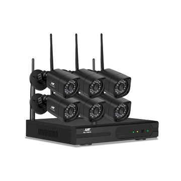 UL - TECH 3MP 8CH NVR Wireless 6 Security Cameras Set - RnR Galore