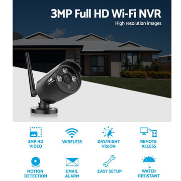 UL - tech Wireless CCTV 3MP Camera Bullet - RnR Galore