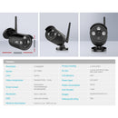 UL - tech Wireless CCTV Security System 8CH NVR 3MP 8 Bullet Cameras 4TB - RnR Galore