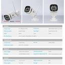 UL - tech Wireless CCTV Security System 8CH NVR 3MP 8 Square Cameras 2TB - RnR Galore