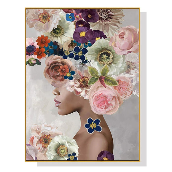 Wall Art 50cmx70cm Foolish in Love II Gold Frame Canvas - RnR Galore
