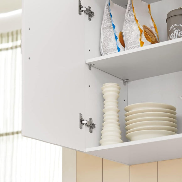 Wall Cabinets Storage, White - RnR Galore