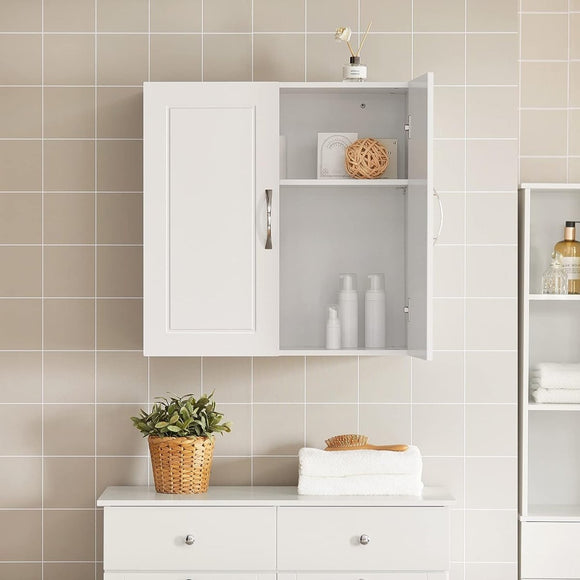 Wall Cabinets Storage, White - RnR Galore