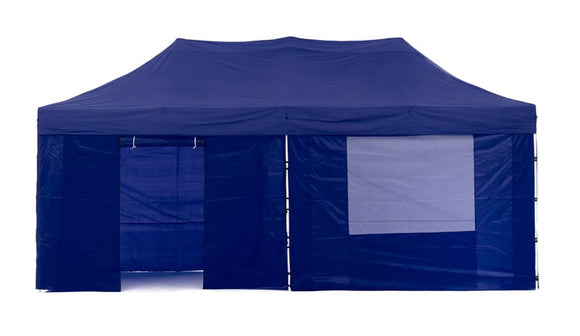 Wallaroo Gazebo Tent Marquee 3x6m PopUp Outdoor Wallaroo Blue - RnR Galore