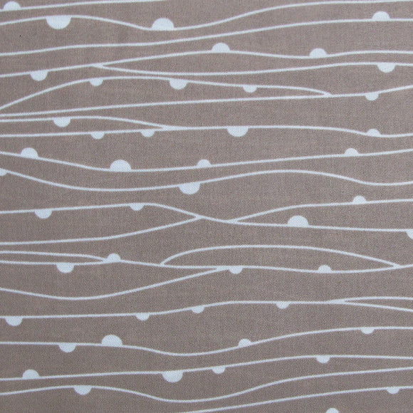Weaves Coffee Easy Care Quilt Cover Set Double - RnR Galore