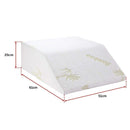 Wedge Elevation Pillow Cool Gel Memory Foam Leg Raiser Support Cushion - RnR Galore