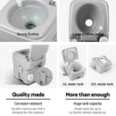 Weisshorn 20L Portable Camping Toilet Outdoor Flush Potty Boating With Bag - RnR Galore