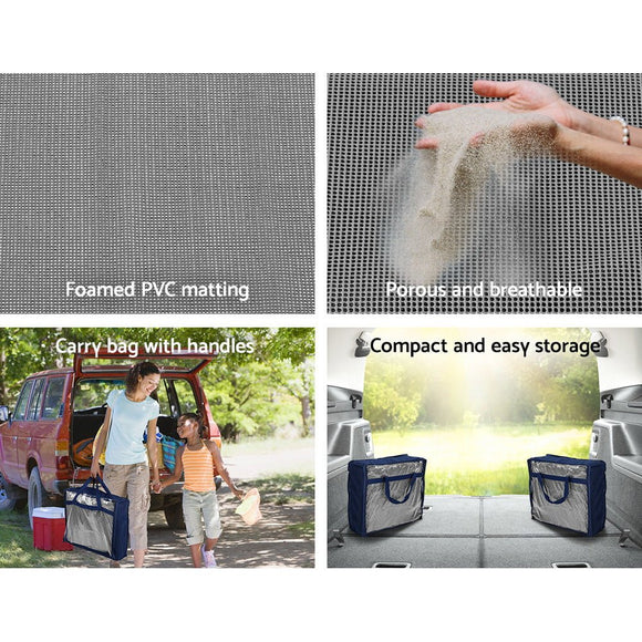 Weisshorn 3M X 2.5M Annex Matting Floor Mats Mesh Caravan Camping Annexe 2pcs - RnR Galore