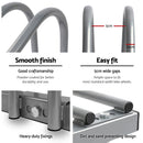 Weisshorn 6 Bike Stand Rack Bicycle Storage Floor Parking Holder Cycling Silver - RnR Galore