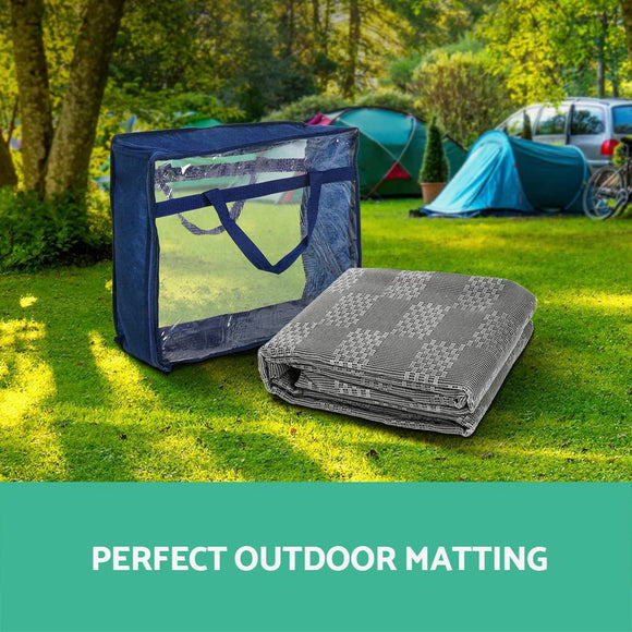 Weisshorn 6M X 2.5M Annex Matting 600GSM Floor Mats Mesh Caravan Camping Annexe - RnR Galore