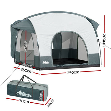 Weisshorn Camping Tent SUV Car Rear Extension Canopy Outdoor Portable Family 4WD - RnR Galore