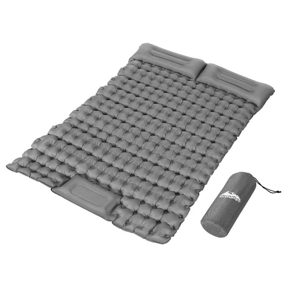 Weisshorn Self Inflating Mattress Camping Sleeping Mat Air Bed Double Pillow Bag - RnR Galore