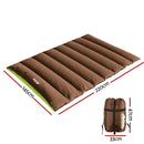 Weisshorn Sleeping Bag Double Bags Thermal Camping Hiking Tent Brown - 5°C - RnR Galore