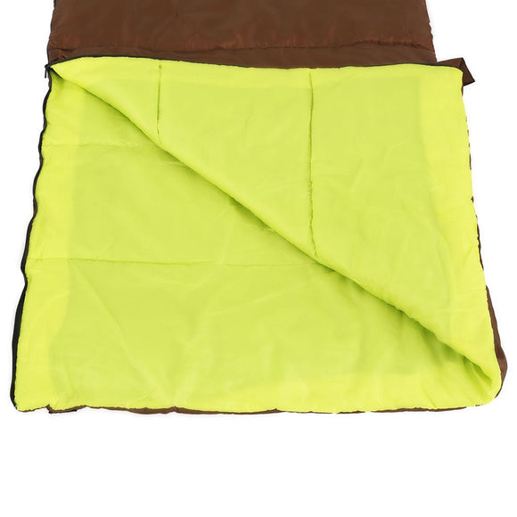Weisshorn Sleeping Bag Double Bags Thermal Camping Hiking Tent Brown - 5°C - RnR Galore
