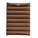 Weisshorn Sleeping Bag Double Bags Thermal Camping Hiking Tent Brown - 5°C - RnR Galore