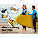 Weisshorn Stand Up Paddle Board 10.6ft Inflatable SUP Surfboard Paddleboard Kayak Surf Yellow - RnR Galore