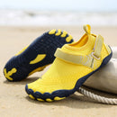 Women Water Shoes Barefoot Quick Dry Aqua Sports Shoes - Yellow Size EU39 = US6 - RnR Galore