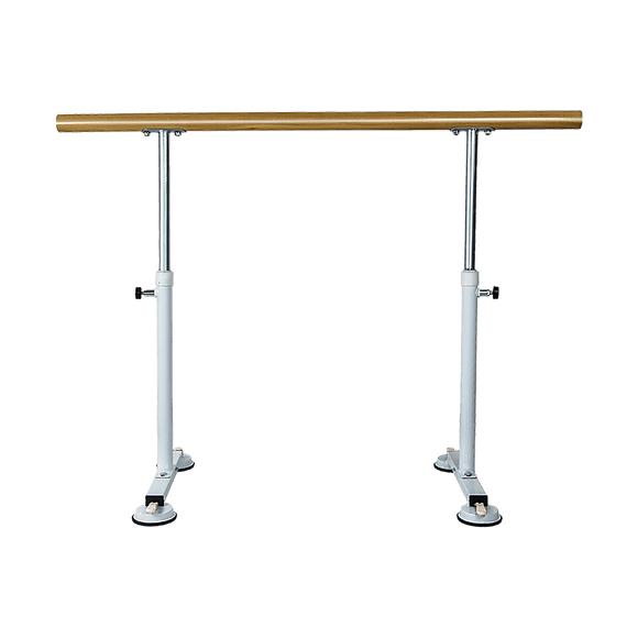 Wooden Portable Ballet Bar Stretch Barre Dance Bar 1.5M Freestanding Ballet Bar - RnR Galore