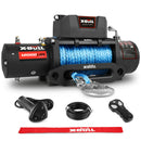 X - BULL 12V Electric Winch 12000LBS synthetic rope 4wd Jeep with winch cover - RnR Galore