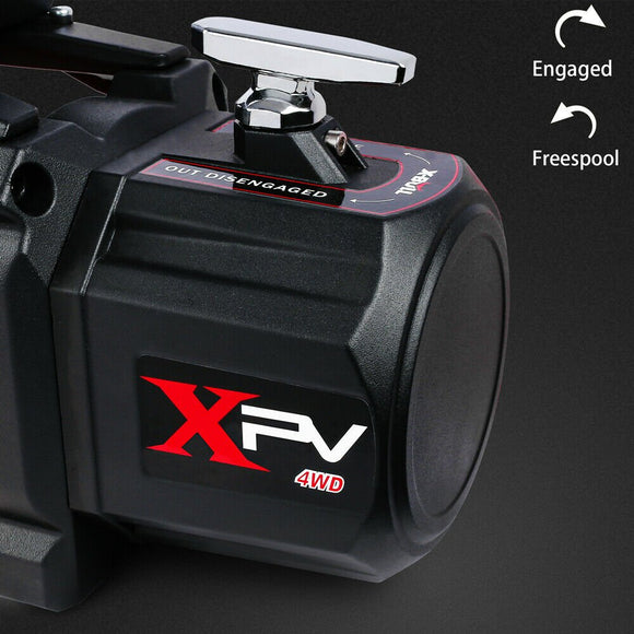 X - BULL Electric Winch 12V Synthetic Rope Wireless 14500LB Remote 4X4 4WD Boat - RnR Galore