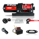 X - BULL Electric Winch 12V Wireless 3000lbs/1360kg Synthetic Rope BOAT ATV 4WD - RnR Galore