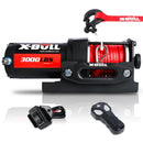 X - BULL Electric Winch 12V Wireless 3000lbs/1360kg Synthetic Rope BOAT ATV 4WD - RnR Galore