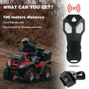 X - BULL Electric Winch 4500LBS/2041KG Steel Cable Wireless Remote Boat ATV 4WD - RnR Galore