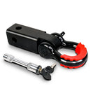 X - BULL Hitch Receiver 5T Recovery Receiver with Bow Shackle Tow Bar Off Road 4WD - RnR Galore