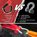 X - BULL Recovery Ring Soft Shackle Kit Snatch Block Pulley Rope Snatch Ring 4WD - RnR Galore