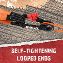 X - BULL Recovery Ring Soft Shackle Kit Snatch Block Pulley Rope Snatch Ring 4WD - RnR Galore