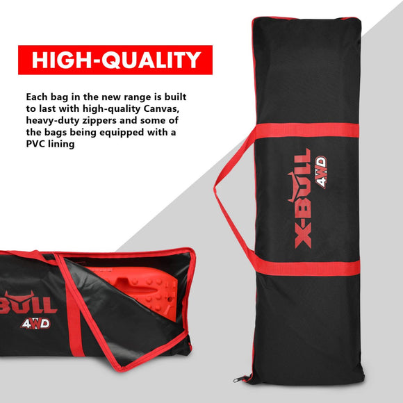 X - BULL Recovery tracks Carry Bag 4x4 Extraction Tred Bag Black - RnR Galore