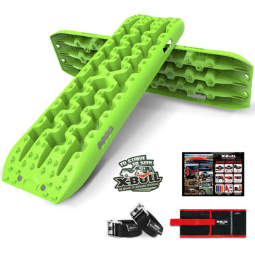 X - BULL Recovery tracks kit Boards Sand Mud Trucks 6pcs strap mounting 4x4 Sand Snow Car green GEN3.0 - RnR Galore