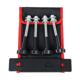 X - BULL Tracks Fixing Pins Mounting Kit Holders Roof Rack Mount Bracket 4WD 4x4 - RnR Galore