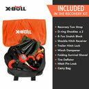 X - BULL Winch Recovery Kit 11PCS 4WD 4x4 Pack Off Road Snatch Strap Essential - RnR Galore