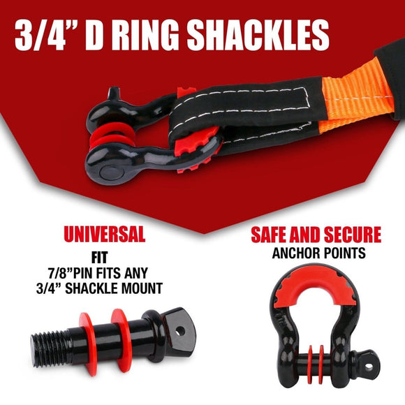 X - BULL Winch Recovery Kit 13PCS Recovery tracks /Snatch Strap Off Road 4X4 - RnR Galore